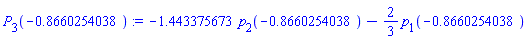 -1.443375673*p[2](-.8660254038)-(2/3)*p[1](-.8660254038)