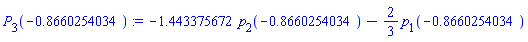 -1.443375672*p[2](-.8660254034)-(2/3)*p[1](-.8660254034)