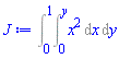 Int(Int(x^2, x = 0 .. y), y = 0 .. 1)