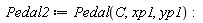 Pedal2 := Pedal(C, xp1, yp1)