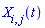 X[i, j](t)