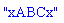 "xABCx"