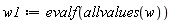 w1 := evalf(allvalues(w))