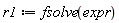 r1 := fsolve(expr)