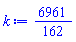 6961/162