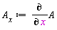 A__x := diff(A, x)
