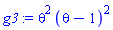 theta^2*(theta-1)^2