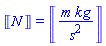 Units:-Unit(N) = Units:-Unit(m*kg/s^2)