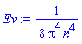 (1/8)/(Pi^4*n^4)