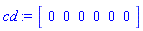 cd := Vector[row](6, {(1) = 1, (2) = 2, (3) = 3, (4) = 4, (5) = 5, (6) = 6})