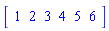 Vector[row]([1, 2, 3, 4, 5, 6])