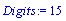 Digits := 15
