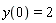 y(0) = 2