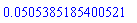 HFloat(0.05053851854005207)