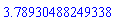 HFloat(3.7893048824933824)
