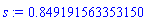 HFloat(0.8491915633531496)
