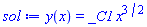 y(x) = _C1*x^(3/2)