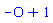 -O+1