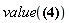 "value(?)"