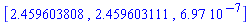 [2.459603808, 2.459603111, 0.697e-6]