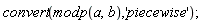convert(modp(a, b), 'piecewise')