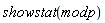 showstat(modp)