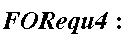 FORequ4: