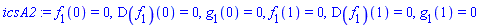 f[1](0) = 0, (D(f[1]))(0) = 0, g[1](0) = 0, f[1](1) = 0, (D(f[1]))(1) = 0, g[1](1) = 0