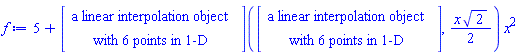 "5+(module() ... end module)(module() ... end module,1/2 x sqrt(2)) x^2"