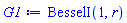 BesselI(1, r)
