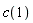 c(1)