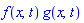 f(x, t)*g(x, t)