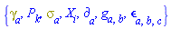 {Physics:-Dgamma[a], P[k], Physics:-Psigma[a], X[i], Physics:-d_[a], Physics:-g_[a, b], Physics:-LeviCivita[a, b, c]}
