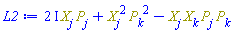 (2*I)*Physics:-`*`(X[j], P[j])+Physics:-`*`(Physics:-`^`(X[j], 2), Physics:-`^`(P[k], 2))-Physics:-`*`(X[j], X[k], P[j], P[k])