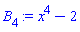 x^4-2