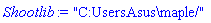 "C:UsersAsus\maple/"