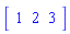 Vector[row](3, {(1) = 1, (2) = 2, (3) = 3})