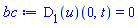 (D[1](u))(0, t) = 0