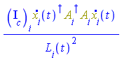 Iota[c][i]*Physics:-`*`(Physics:-Dagger(diff(x[i](t), t)), Physics:-Dagger(A[i]), A[i], diff(x[i](t), t))/L[i](t)^2