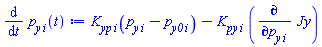 K[yp*i](p[y*i]-p[y0*i])-K[py*i]*(diff(Jy, p[y*i]))