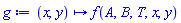 proc (x, y) options operator, arrow; f(A, B, T, x, y) end proc