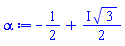 -1/2+((1/2)*I)*3^(1/2)