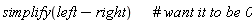 simplify(left-right)