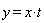 y = x*t