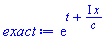 exp(t+I*x/c)