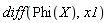 Physics:-diff(Phi(X), x1)