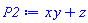 x*y+z
