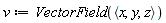 v := VectorField(`<,>`(x, y, z))
