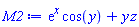 exp(x)*cos(y)+y*z