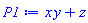 x*y+z